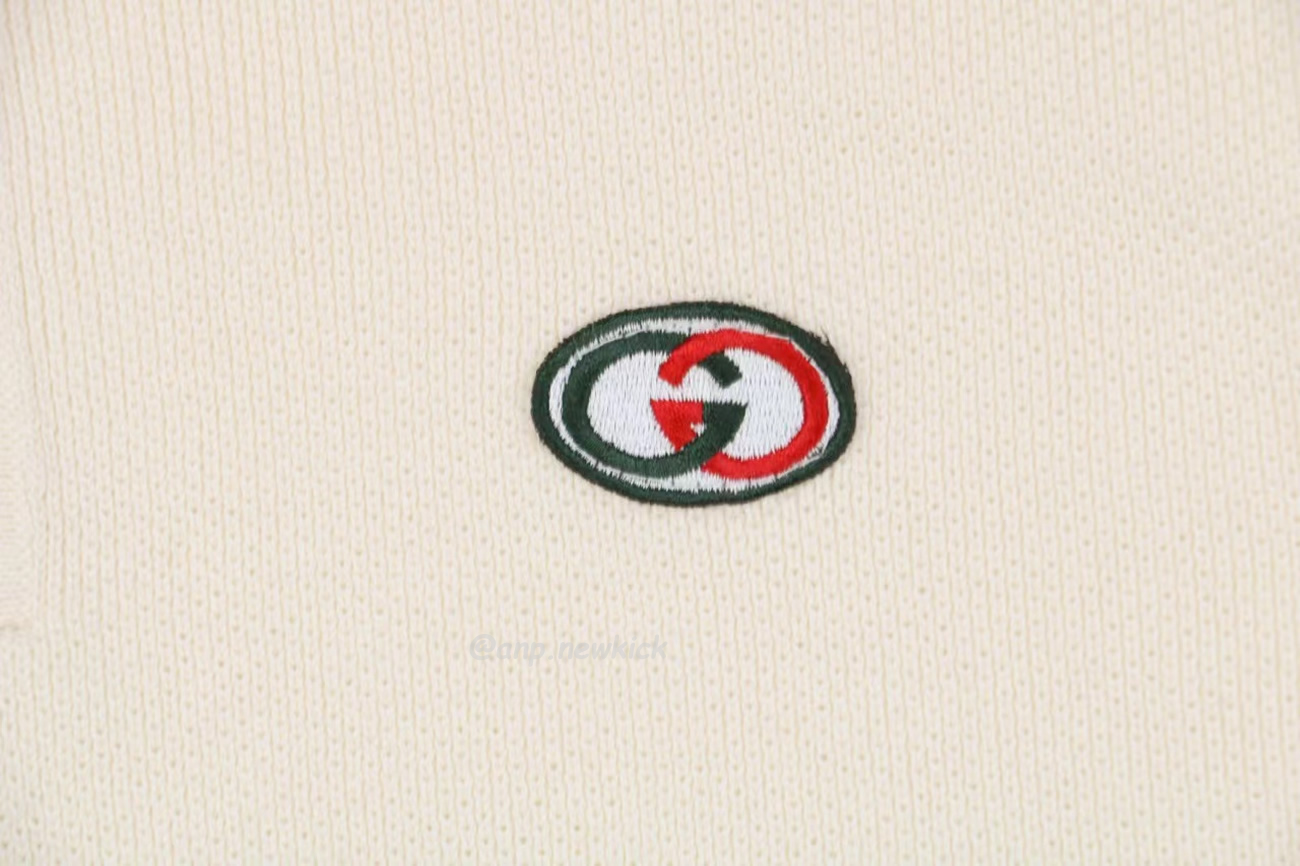 Gucci Logo Appliqued Striped Cotton Polo Shirt (4) - www.newkick.org